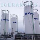Нанесение логотипов на резервуары зимой
